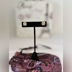 🌸Brighton Gold and Silver Swirl Earrings